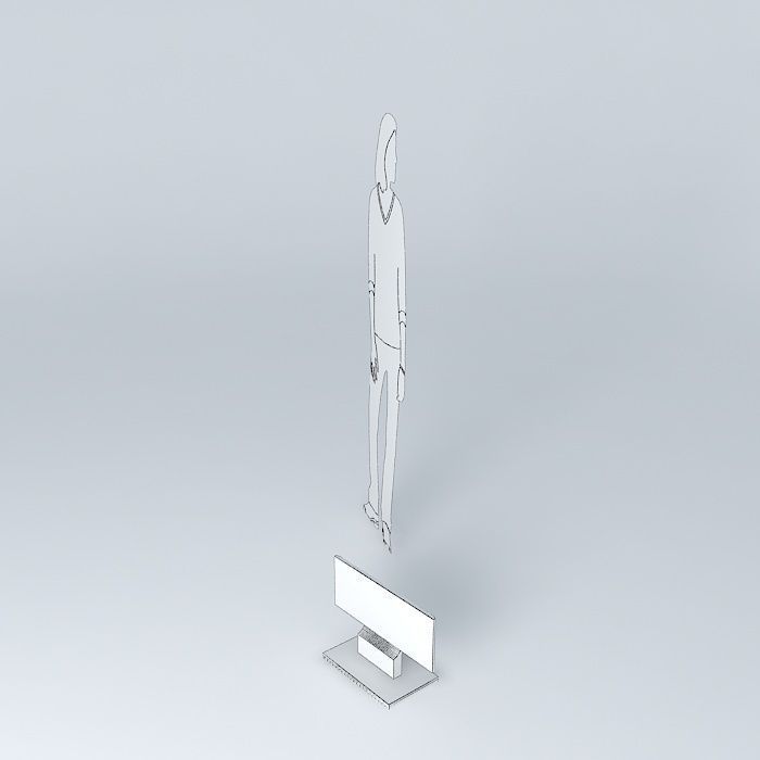 computer monitor Free 3D model_3