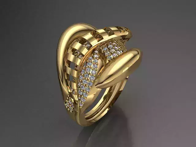 Fancy Ring 3D print model