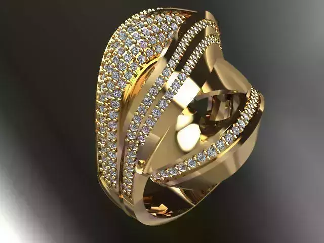 Fancy Ring 3D print model
