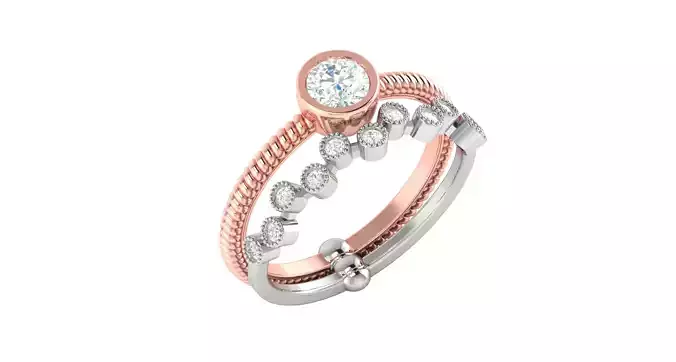 Women ring 3dm stl render detail 3D print model 3D print model