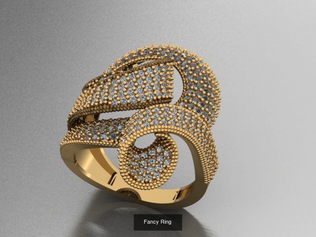 Fancy Rings 3D Model Collection_6