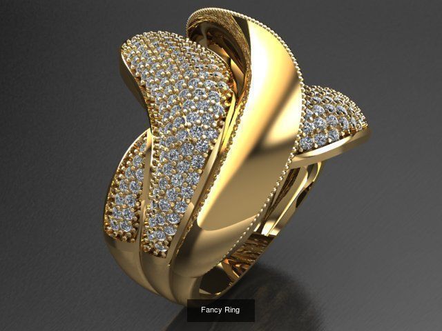 Fancy Rings 3D Model Collection_32