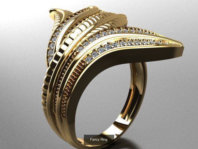 Fancy Rings 3D Model Collection_17