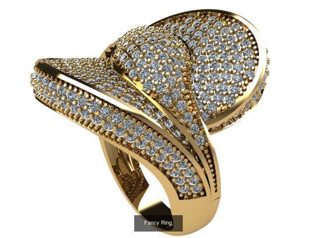 Fancy Rings 3D Model Collection_15