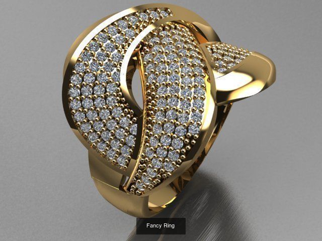 Fancy Rings 3D Model Collection_35