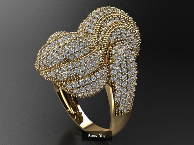 Fancy Rings 3D Model Collection_10