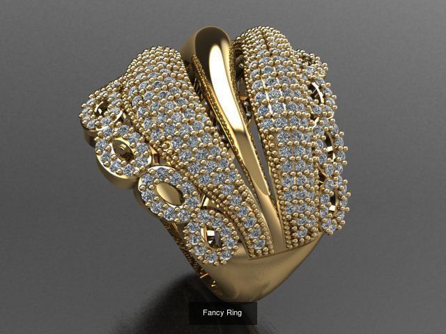 Fancy Rings 3D Model Collection_13