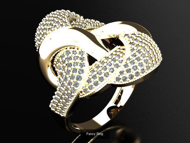 Fancy Rings 3D Model Collection_30