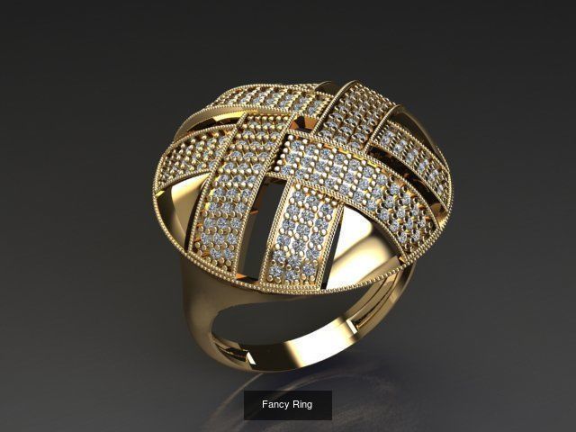 Fancy Rings 3D Model Collection_16