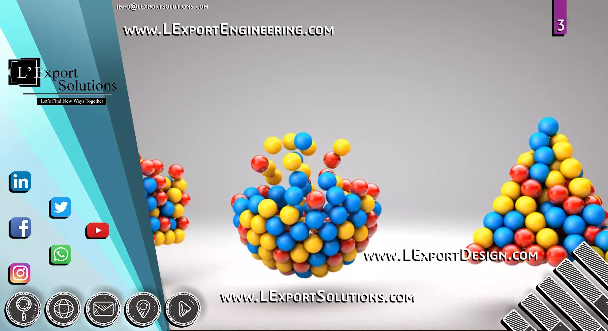 Bouncing Balls Animation Cinema 4D 3D model