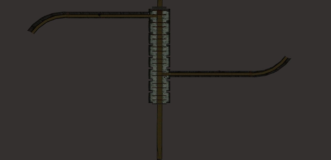 Dirty Sewer  Low-poly 3D model_8