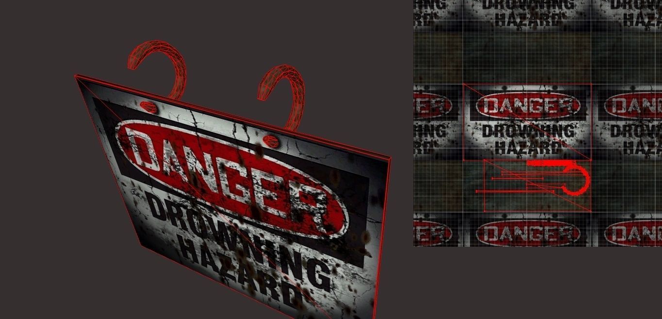Dirty Sewer  Low-poly 3D model_11