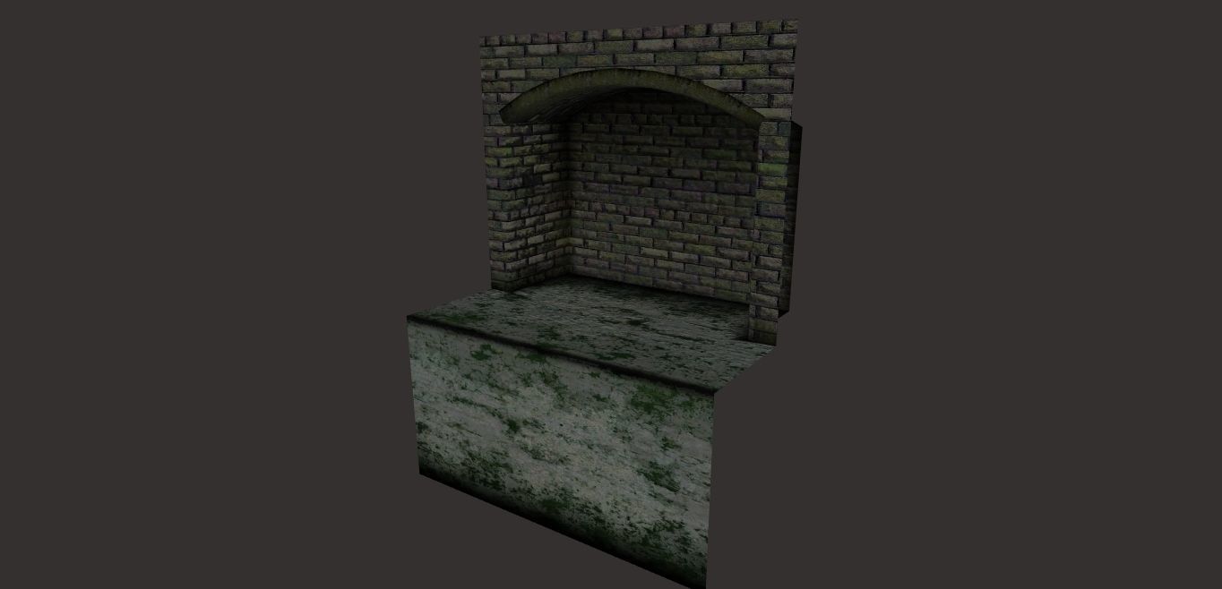 Dirty Sewer  Low-poly 3D model_10