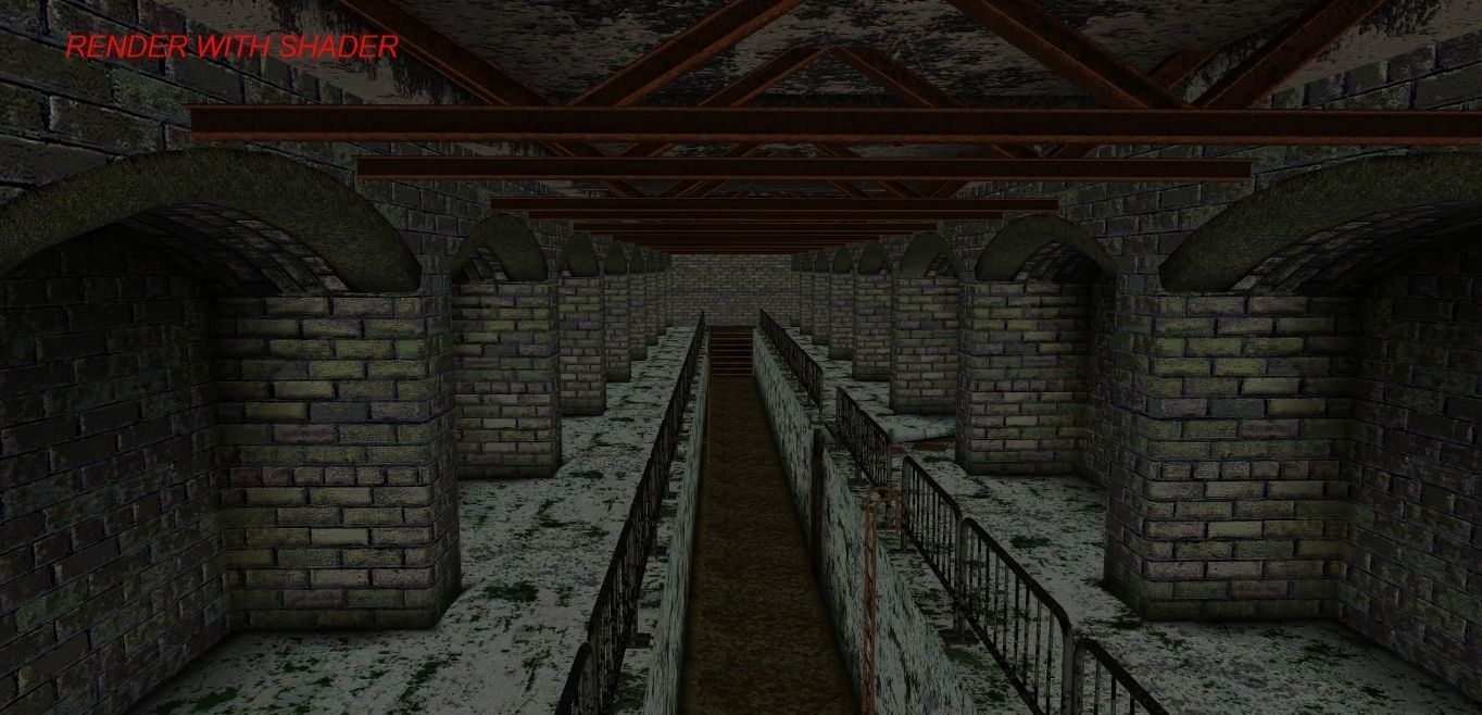 Dirty Sewer  Low-poly 3D model_2
