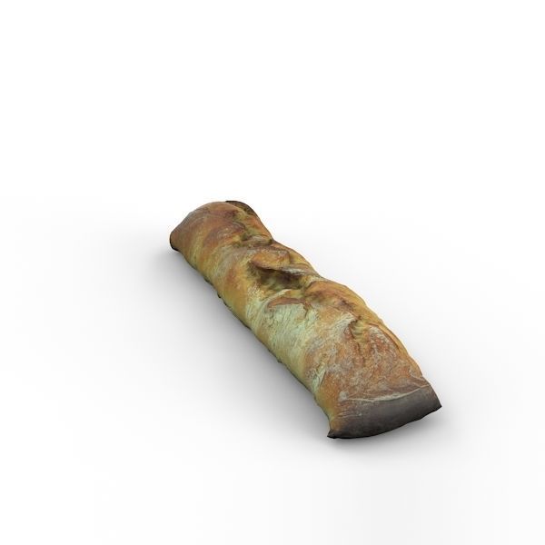 French Bread 3D model_9