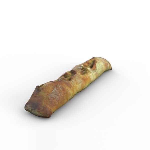 French Bread 3D model_5