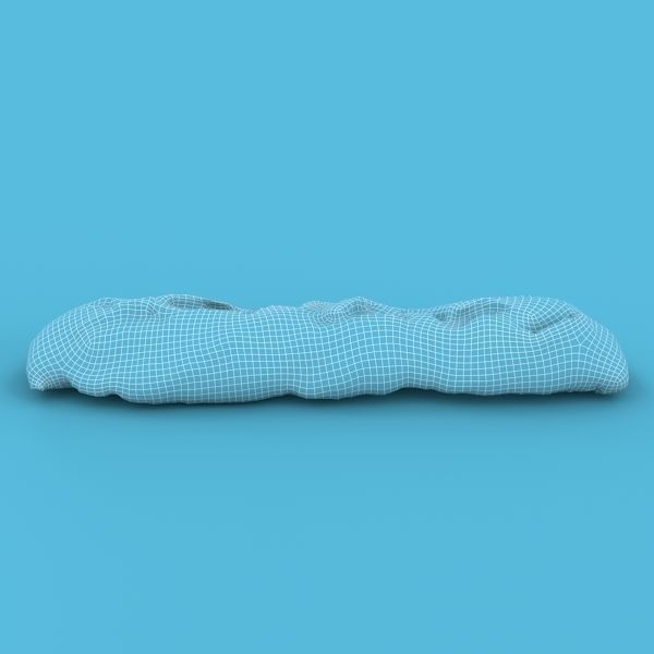 French Bread 3D model_2