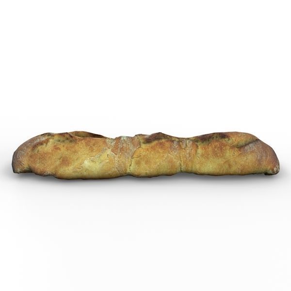 French Bread 3D model_1