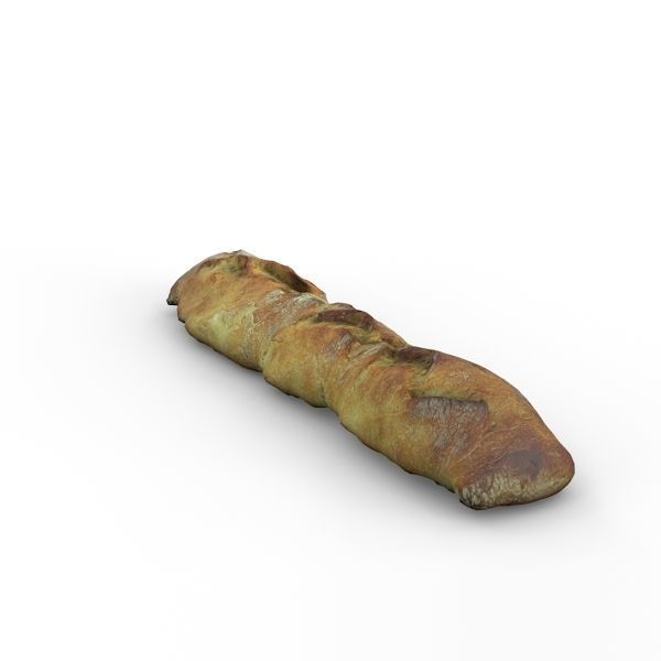 French Bread 3D model_3