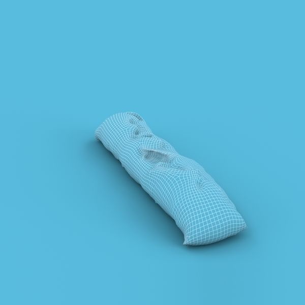 French Bread 3D model_10