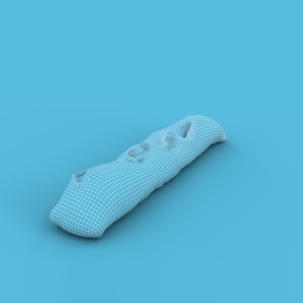 French Bread 3D model_6