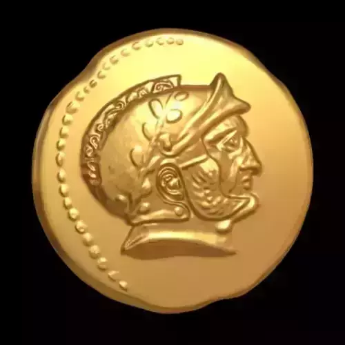 old Rome coin2-3d print model