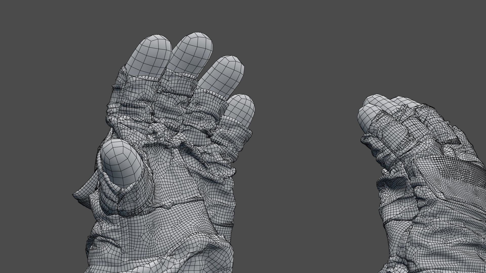 SPACESUIT NASA APOLLO 11 GLOVES 3D model_31