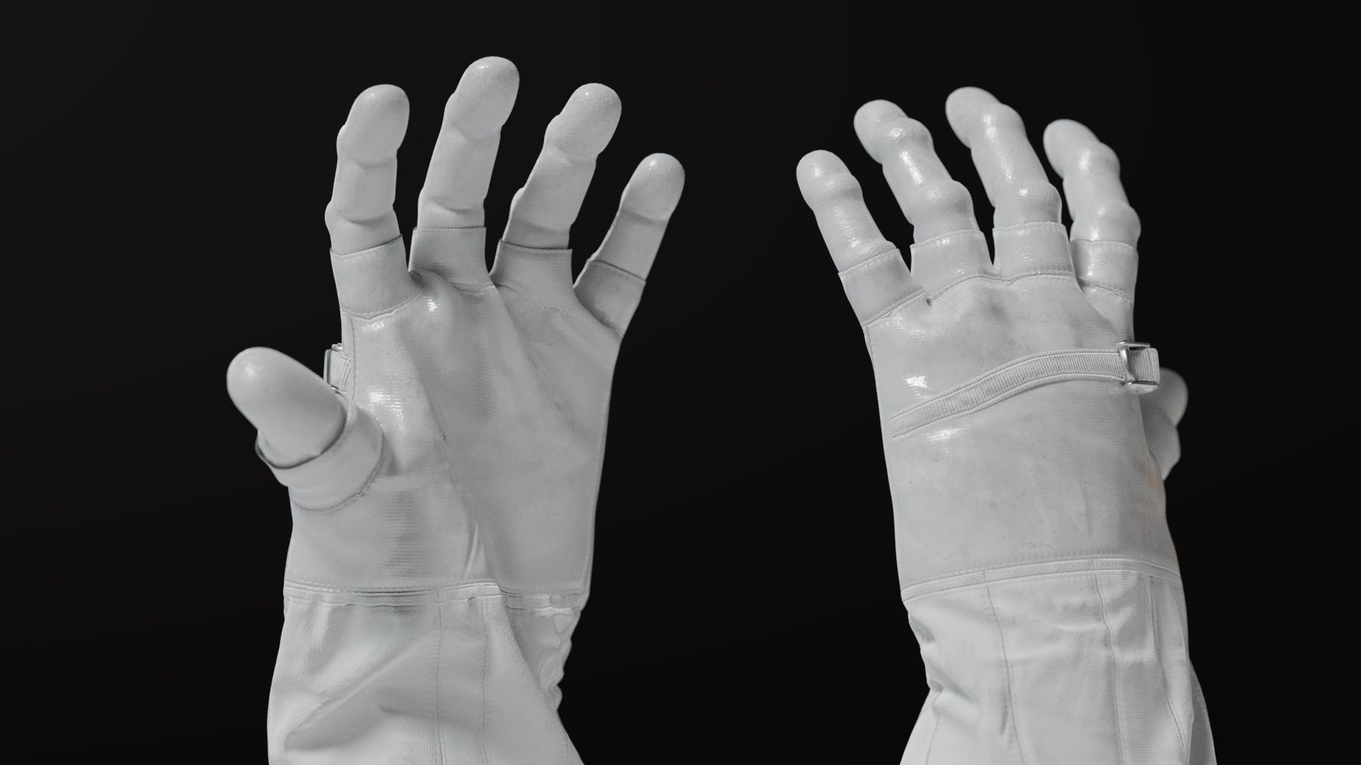 SPACESUIT NASA APOLLO 11 GLOVES 3D model_21