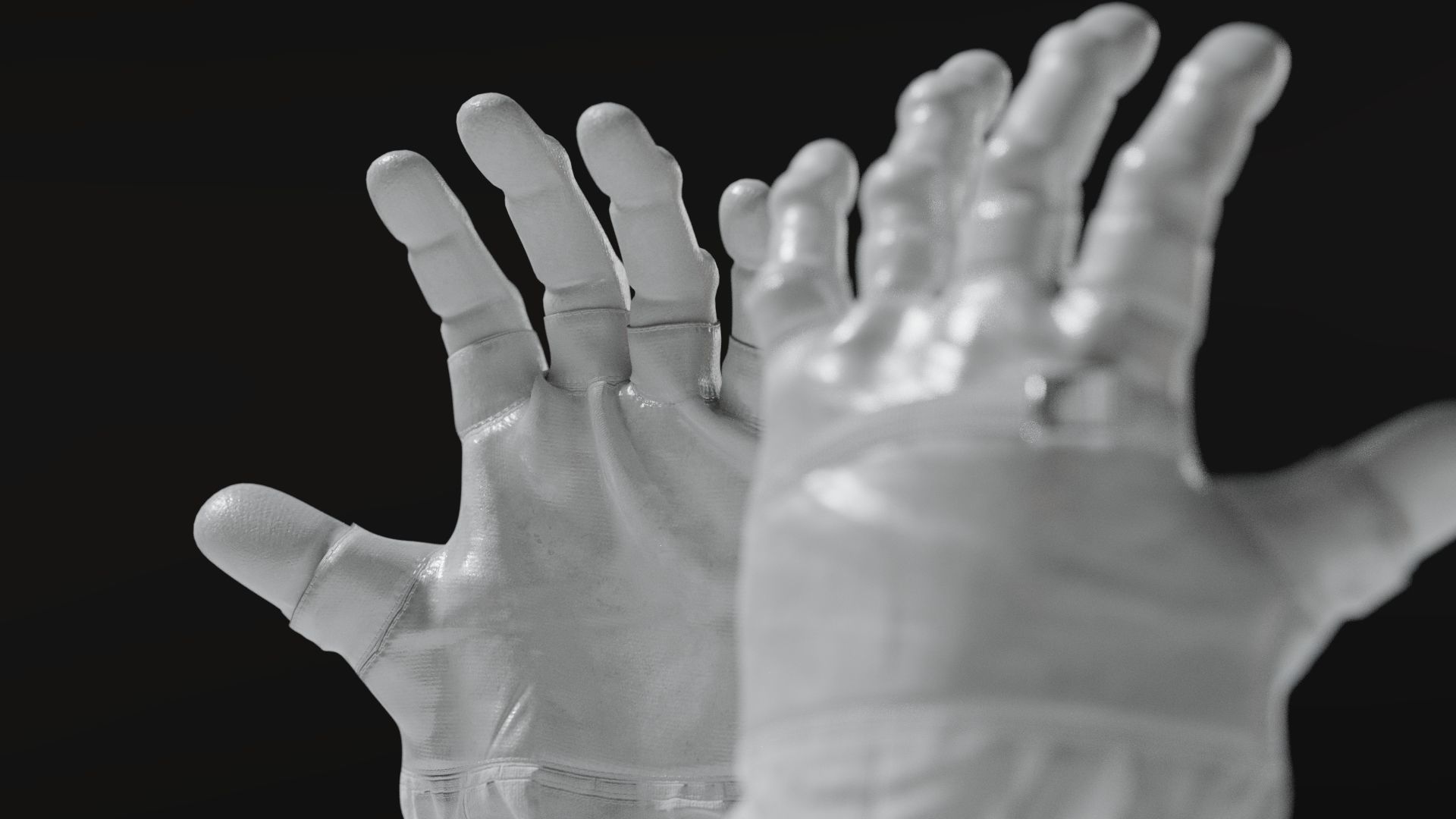 SPACESUIT NASA APOLLO 11 GLOVES 3D model_22