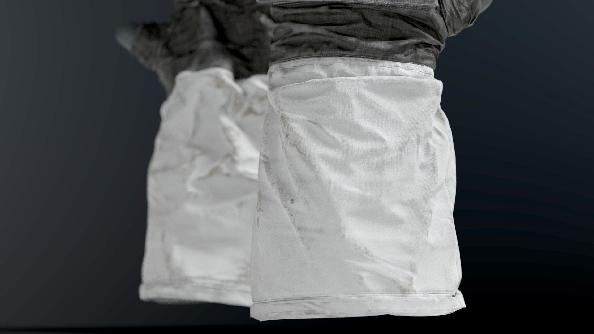 SPACESUIT NASA APOLLO 11 GLOVES 3D model_7