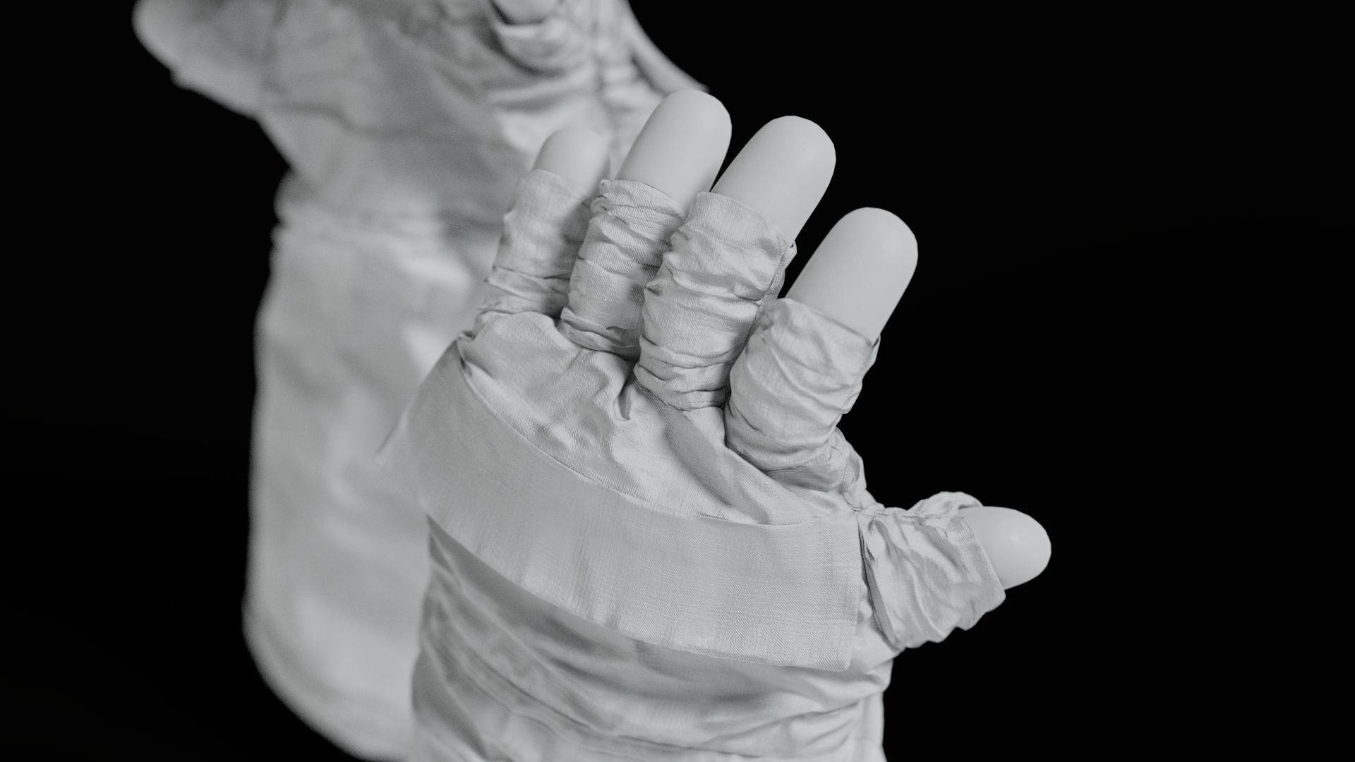 SPACESUIT NASA APOLLO 11 GLOVES 3D model_17