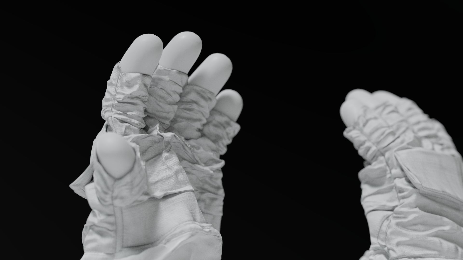 SPACESUIT NASA APOLLO 11 GLOVES 3D model_19