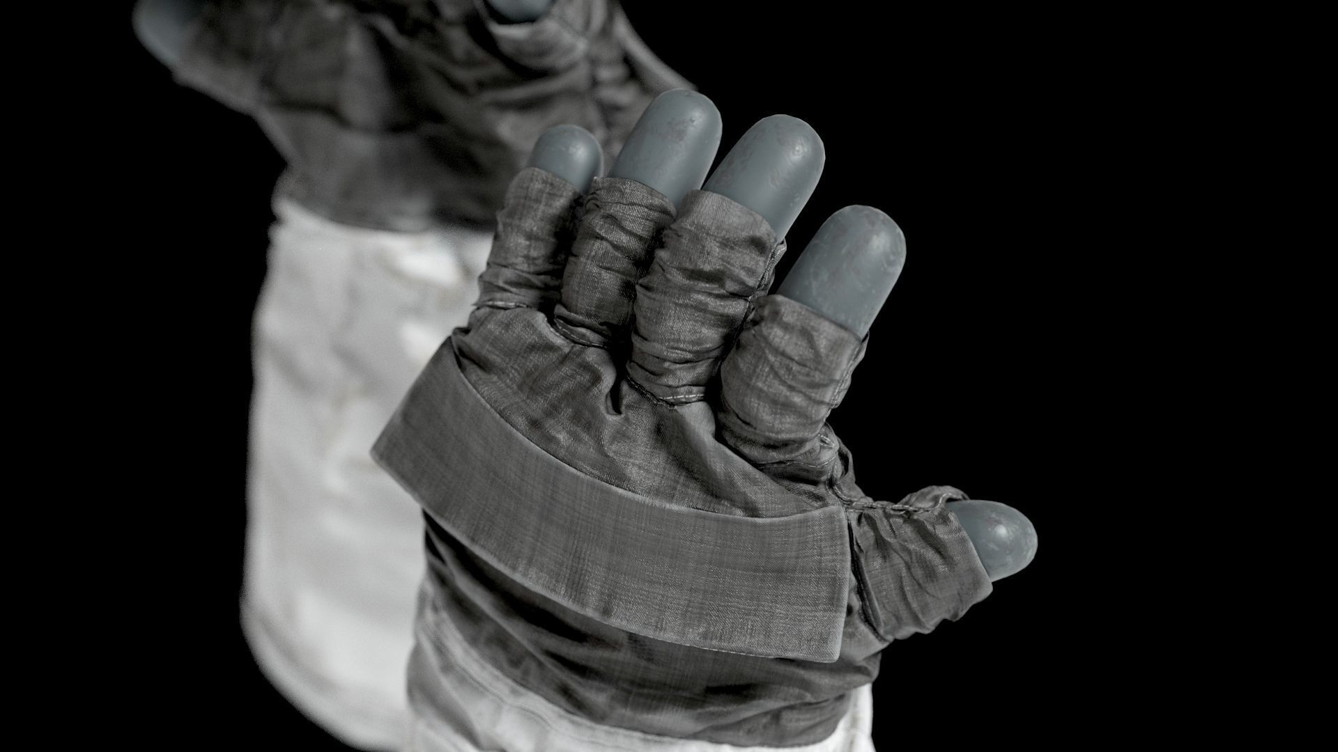 SPACESUIT NASA APOLLO 11 GLOVES 3D model_6