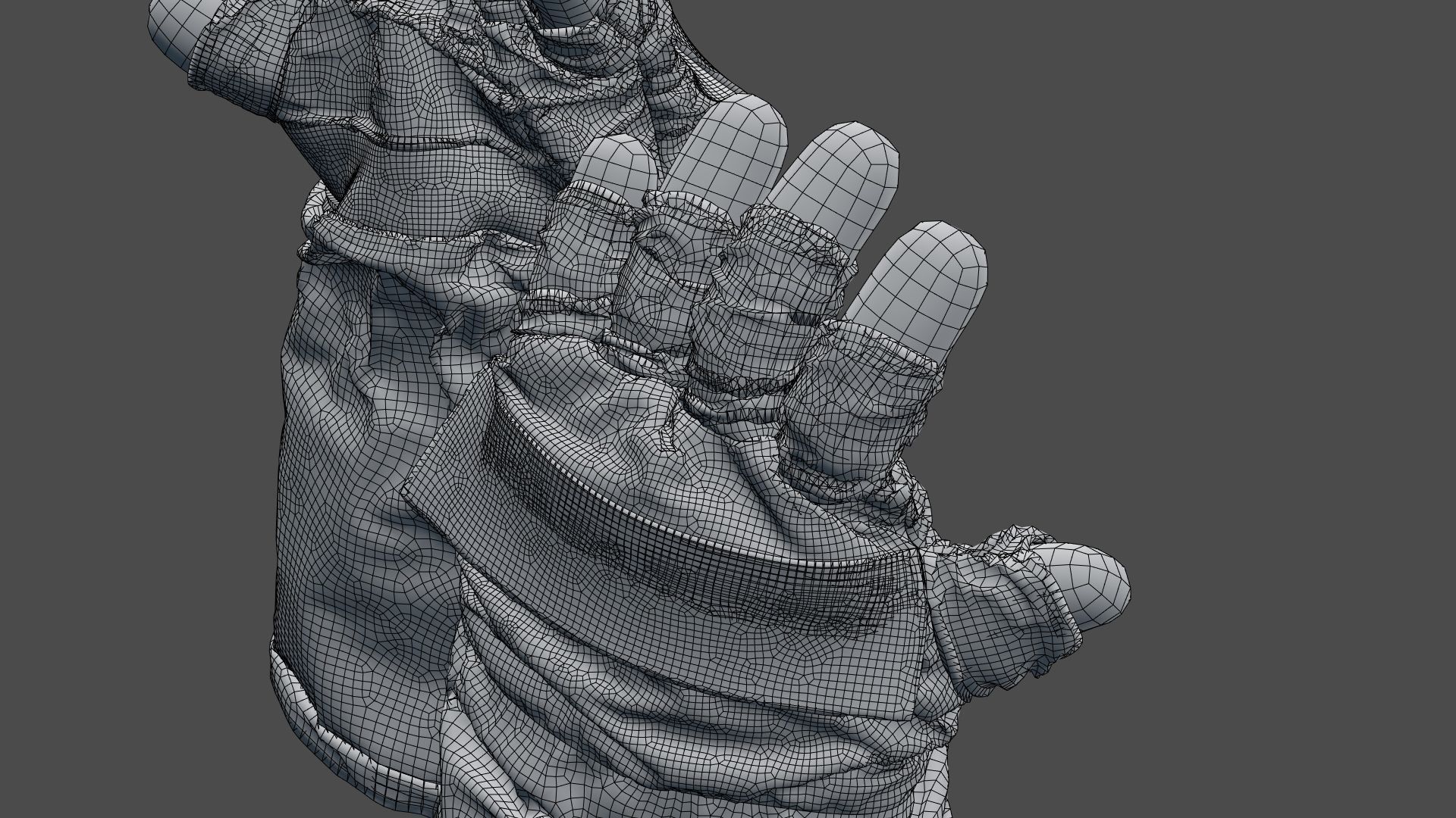 SPACESUIT NASA APOLLO 11 GLOVES 3D model_29