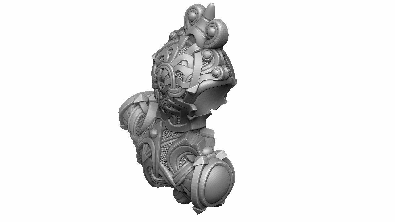 Thor Hammer Mjolnir 3D print model_10