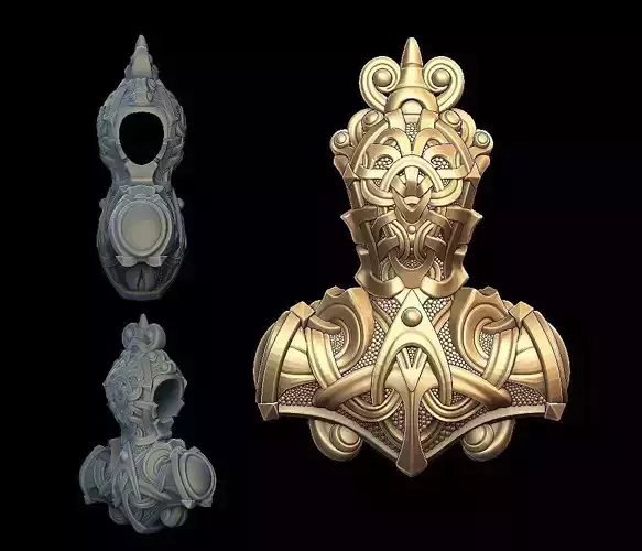 Thor Hammer Mjolnir 3D print model