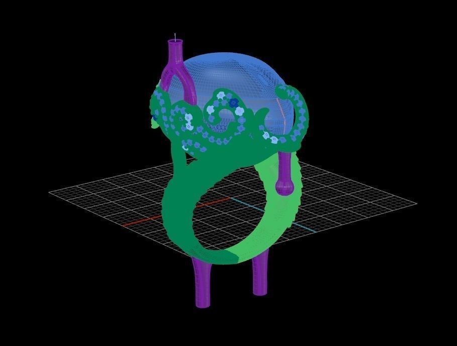 Nixie-ring 3D print model_4
