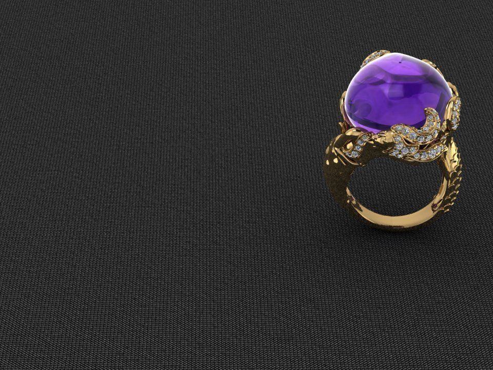 Nixie-ring 3D print model_2