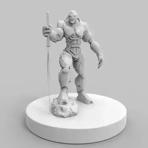 KrolK The Alien SpaceMarine 3D print model