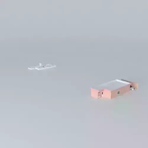 House with full slab check Free 3D model