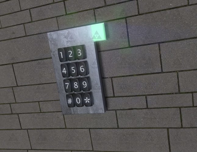 Security Keypad Alarm System - 3D model