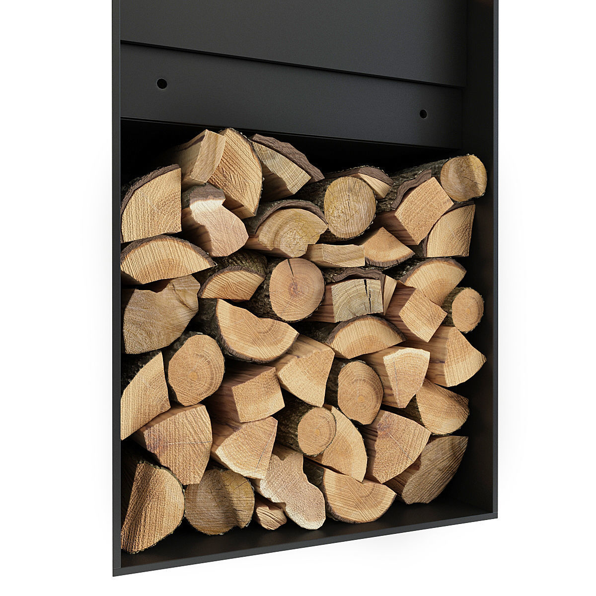 Fireplace and Firewood 48 3D model_8