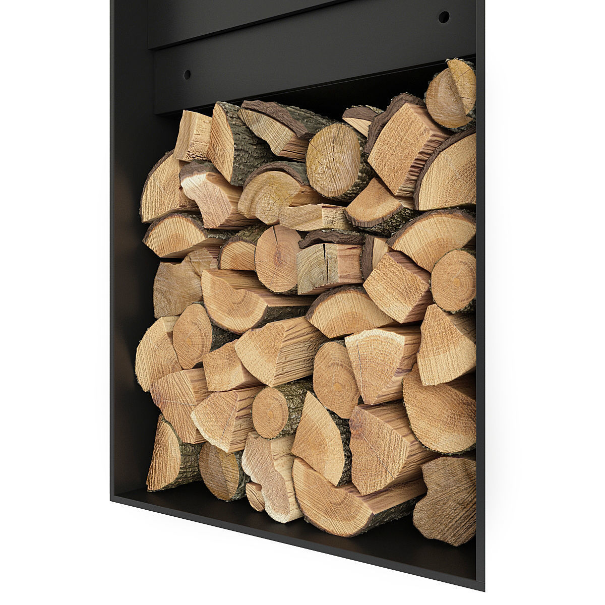 Fireplace and Firewood 48 3D model_9