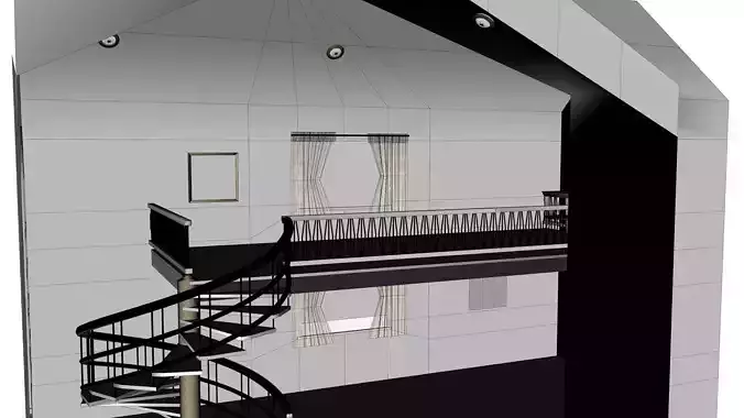 Basic scene layout Free 3D model