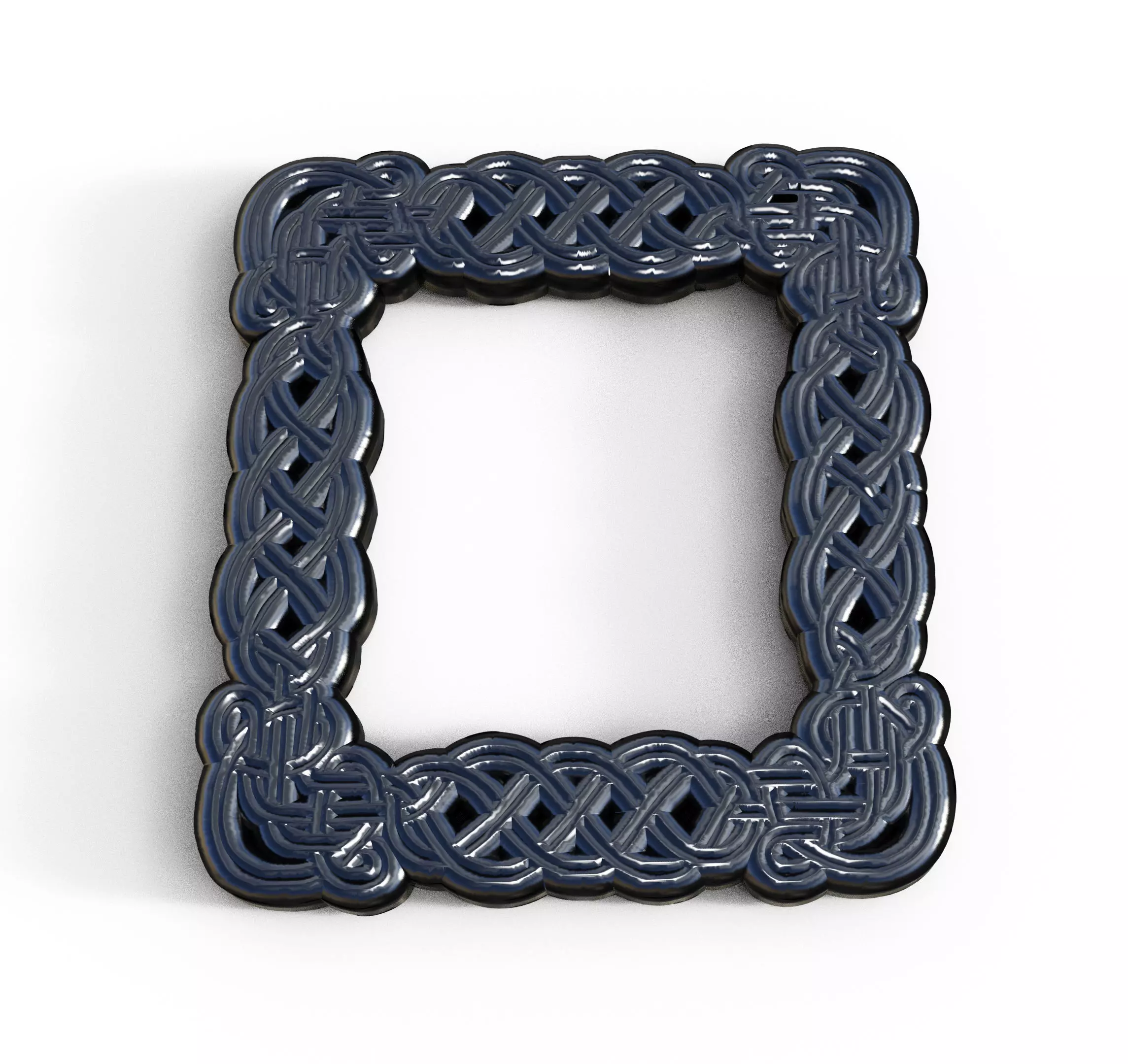 Celtic style picture frame Free 3D model_0