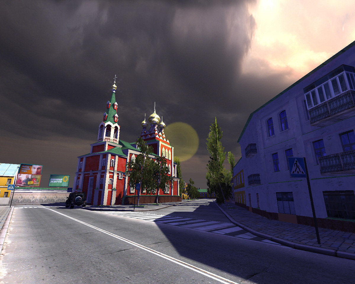 City Kiev Low-poly 3D model_1