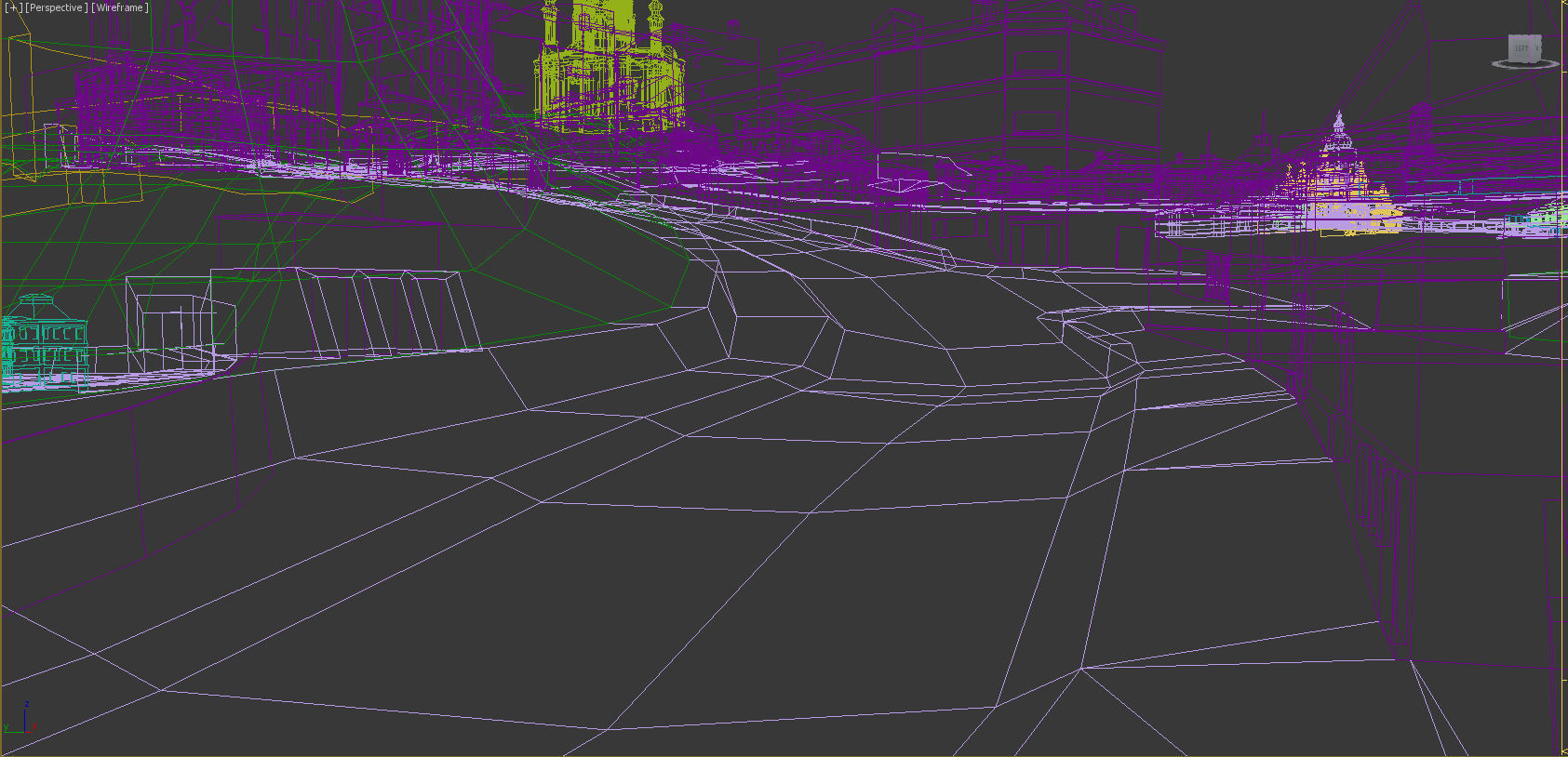 City Kiev Low-poly 3D model_8