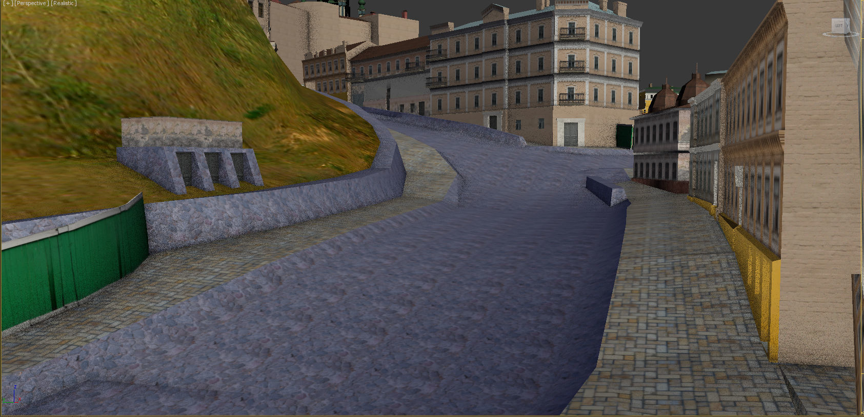 City Kiev Low-poly 3D model_7