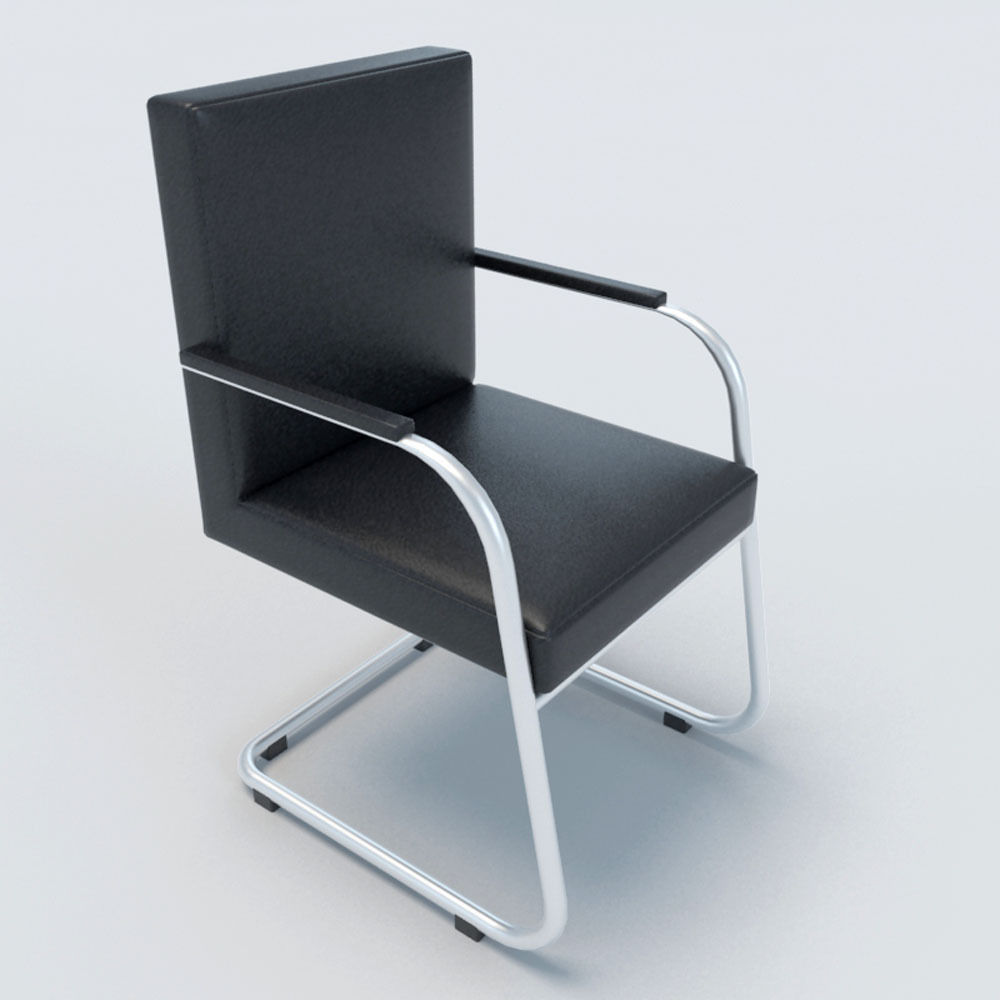 Conference Table with Chairs-1 3D model_13