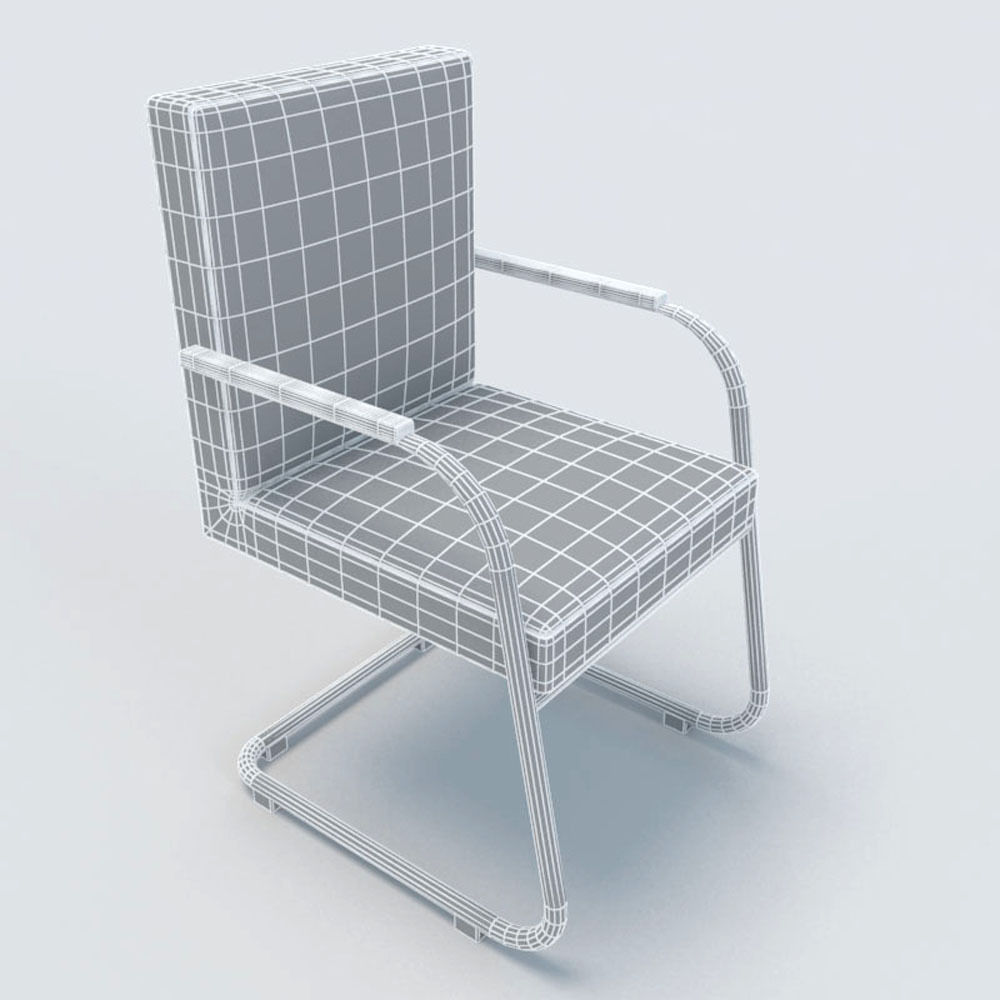 Conference Table with Chairs-1 3D model_20